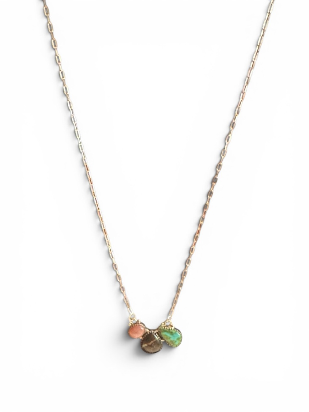 Krush Kandy Multi-Stone Sterling Silver 925 Stamped Necklace